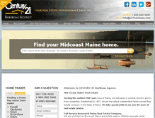 Tablet Screenshot of c21baribeau.com